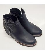 Dr Scholls “Been There” Black Wedge Ankle Boots Bootie Side Zip Women’s 9M - $22.70