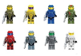 8pcs Halo Warriors Minifigures - £14.21 GBP