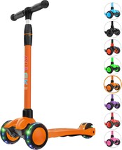 Allek Kick Scooter B03, Strong Thick Deck, Extra Wide Pu Light-Up Wheels, - $92.14