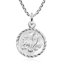 Goat Chinese Zodiac Sterling Silver Necklace - £16.91 GBP