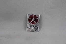 Moscow 1980 Olympic PIn - Flower Logo - Stamped Pin - £11.21 GBP