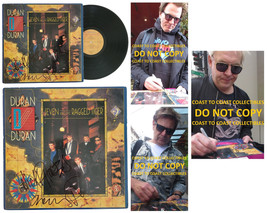 Duran Duran signed Seven and the Ragged Tiger album vinyl record COA exact proof - £1,130.68 GBP