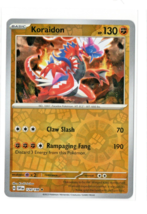 Pokémon TCG Koraidon 124/198 Holo Rare Scarlet &amp; Violet Base Set Card Light Play - £1.56 GBP