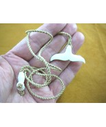 J-Whale-1) WHALE TAIL PENDANT Necklace watch whales tails water buffalo ... - $16.99
