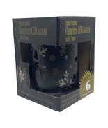 Christmas Flameless LED Lantern with Timer Snowflake - $21.51