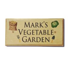 Personalised Vegetable Garden Sign, Dad Grandad Patch Plot Allotment Gif... - £11.18 GBP