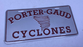 Vintage Porter-Gaud Cyclones Charleston, South Carolina Metal License Pl... - £27.24 GBP