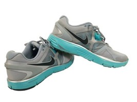  Women Nike H20 Repel Lunarglide Fitsole Support 3 Size 9.5 Gray Blue - $55.75
