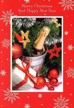 Merry Christmas &amp; Happy New Year - Christmas Greeting Card - 20833 - $2.79