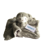 NWT Carters Plush Stuffed Animal Sloth Gray Soft Security Blanket Lovey ... - $392.33 MXN