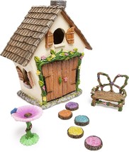 Meadow Oak Fairy House Kit Outdoor Fairy Garden Kit for Kids Adults Fairy Garden - $72.02