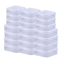 24 Pack Small Clear Plastic Storage Containers With Lids,Beads Storage B... - £21.20 GBP