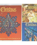 Christmas American Annual of Literature &amp; Art 1975 1978 1979 Lot of 3 - $20.32 CAD