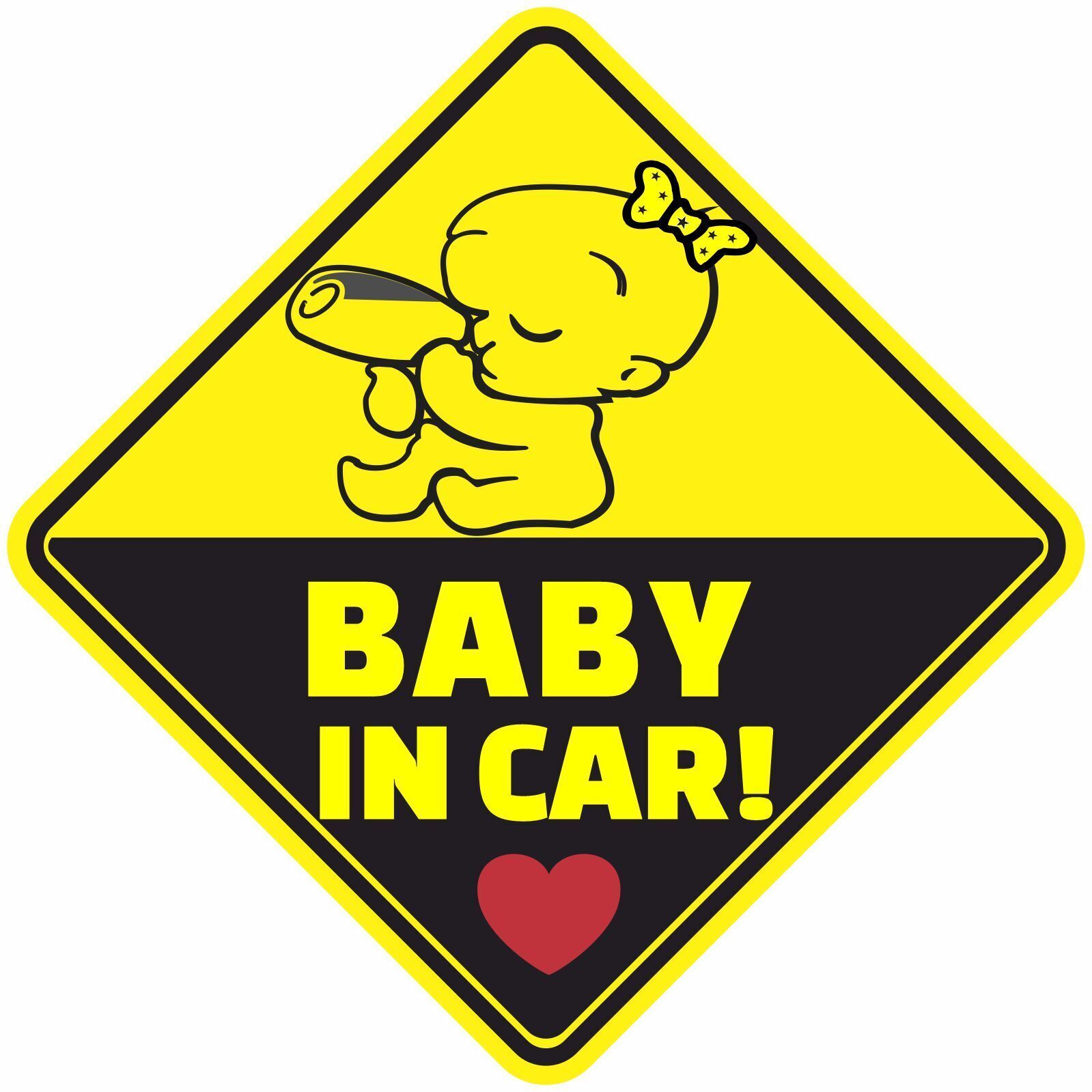 BABY ON BOARD GIRL GIRLS BABIES PREGNANT ASSORTED DECAL STICKER BUY 2 GE... - $2.95