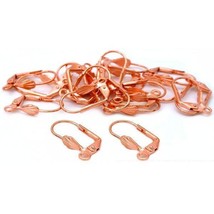 20 Leverback Earrings Earwire Jewelry Copper Plated - £7.23 GBP