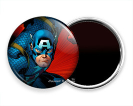 Angry Captain America Superhero Comics Hd Fridge Refrigerator Magnet Note Holder - £10.54 GBP+