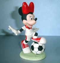 Lenox Disney Soccer Star Minnie Mouse Figurine 5.25&quot;H New - £43.12 GBP