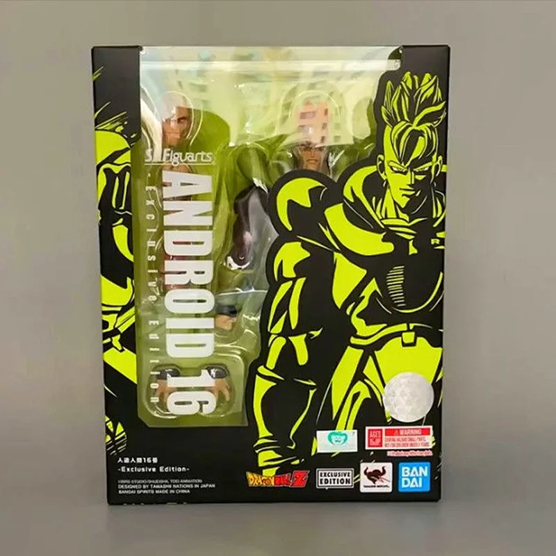 Bandai Dragon Ball Z Anime Figure  Android 16  S.H.Figuarts Sdcc Android 16 - £164.83 GBP+