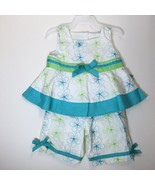 Specialty Baby 2 Pc White Top and Pants Sz 6 - 9 Months Embroidery Cotto... - $231.12 MXN