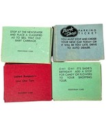 Vintage 1960s Milton Bradley Park &amp; Shop Board Game Replacement Cards Pi... - $215.14 MXN
