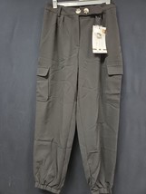 Blenca New York Women&#39;s Cargo Pants Size Large Black New NWT  - $13.95