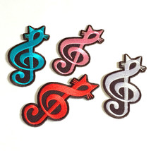 Concert Theme Single Music Note Sign Logo Embroidered Iron On Patches Fu... - $14.77