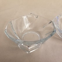 Two Vintage Clear Glass Small Sauce Dish Bowl - $3.47