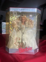 1992 Happy Holidays Barbie Doll -Special Edition -Mattel #1429 -window Damage - $16.83