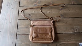 Vintage Stone Mountain Leather Cross Body Purse 7 x 6.5 inches - £44.96 GBP