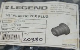 Legend 461403 Plastic Pex Plug 1/2 Inch Black Package of 100 image 3
