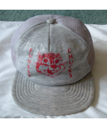 Vintage Punxsy chucks snapback trucker hat  gray groundhog day  - $24.70
