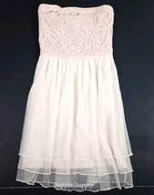 Abercrombie Kids White Strapless Girl&#39;s Dress Size: XL - £10.85 GBP
