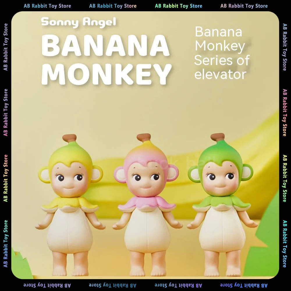 Sonny Angel Banana Monkey Series Blind Box Kawaii Anime Figures Suprise ... - £14.97 GBP+