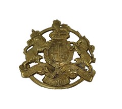 Vintage VA Metalcrafters Brass Trivet KINGS ARMS CW10-17 Copyright 1953 - $331.77 MXN