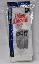 Dirt Devil Type U Upright Paper Vacuum Bags 10 Pack 3-920048-001 - $15.69