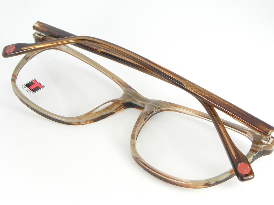 TIMEZONE ISY Col 60 BROWN STRIPED /TORTOISE EYEGLASSES GLASSES FRAME 52-16-135mm Item image 4
