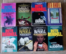 8 Ruth Rendell-Inspector Wexford Mysteries-Best Man To Die-Wolf To the Slaughter - £27.58 GBP
