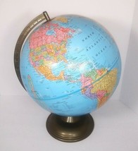 Vintage Imperial World Tabletop Globe 12&quot;  George F. Cram Company - £27.50 GBP