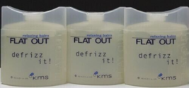 (Lot Of 3) Kms Flat Out Original Relaxing Balm De Frizz It ~ 6 Fl. Oz. / 180 M L - £23.65 GBP