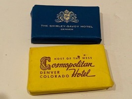 Hotel Motel Soap Vtg Advertising bar memorabilia lot Cosmopolitan Colora... - $19.69