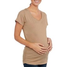 oh! Mamma Womens Maternity T-Shirt Ruched Side Sizes -M , L , or XL  NWT - $9.79