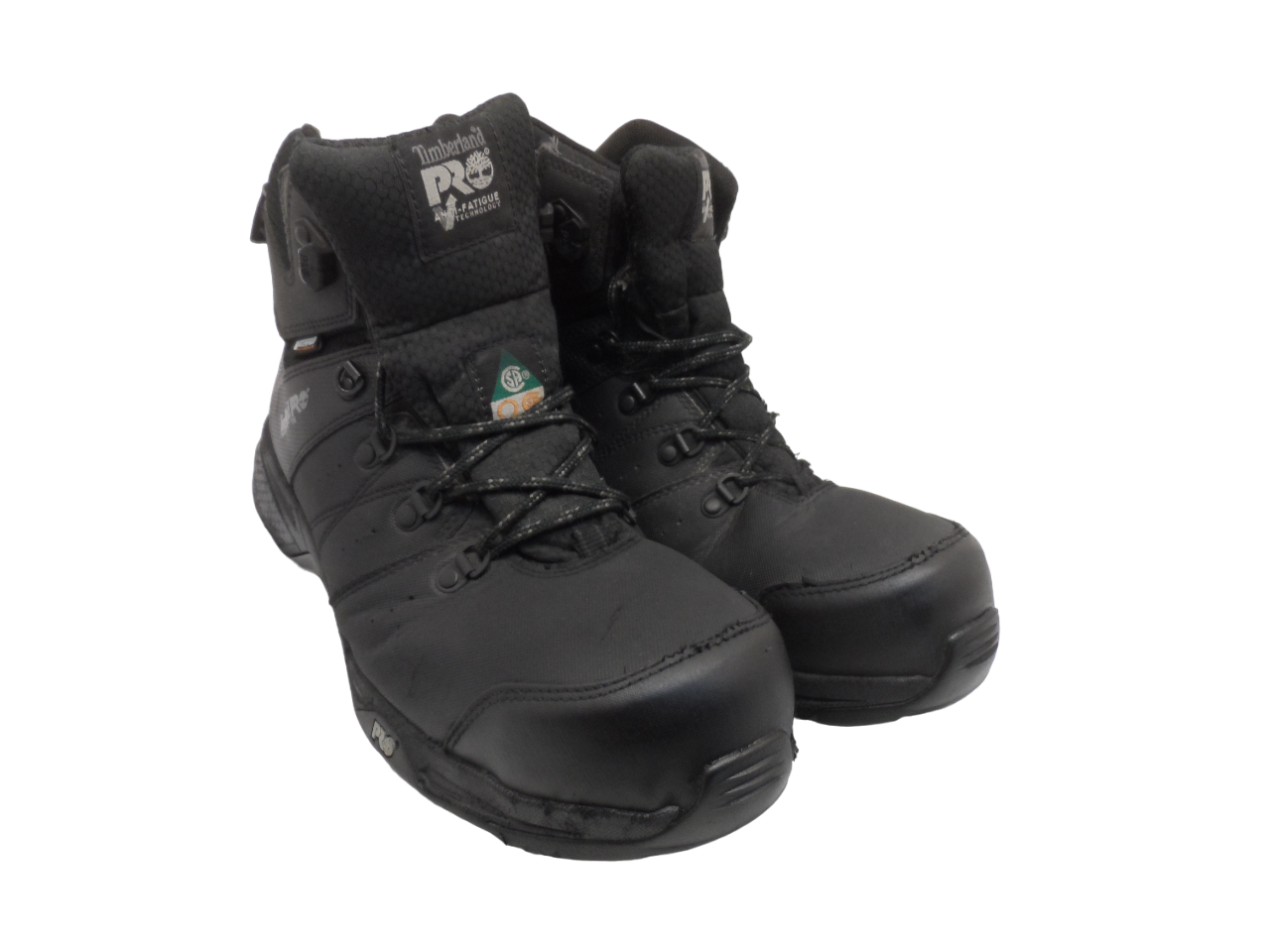 Timberland PRO Men's A2CB8 Switchback Waterproof Composite Toe Boot Black 10.5W - $75.99