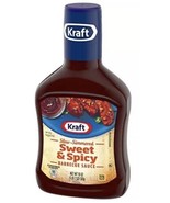 SHIP 24HR-Kraft Sweet &amp; Spicy Slow-Simmered BBQ Barbecue Sauce (18 oz Bo... - $5.82