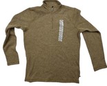 Gap Men&#39;s Pullover Half Zip Classic Light Brown Knit Sweater Size Small - $19.79