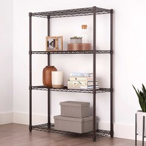 WIRE RACK SHELF RACKS SHELVING STORAGE METAL HEAVY DUTY TRINITY 4 TIER O... - £65.02 GBP