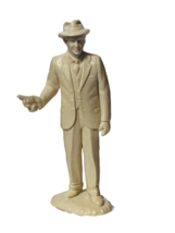 Louis Marx Untouchables Capone mob robber Toy Soldier plastic figure WHI... - £15.48 GBP