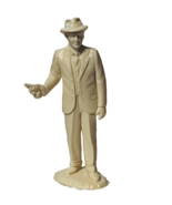 Louis Marx Untouchables Capone mob robber Toy Soldier plastic figure WHI... - £15.42 GBP