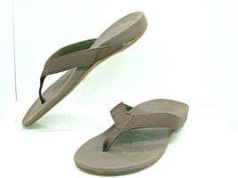 Comforthotics Womens Brown Joan Orthotic Arch Support Thong Sandal Size ... - £19.95 GBP