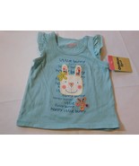 Osh Kosh B&#39;gosh Baby Girl&#39;s Short Sleeve Shirt 6 Months &quot;Little Bunny&quot; NWT - £10.24 GBP