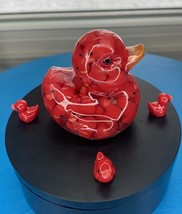Red Duck, Mini Red Ducks In Duck, Duck For Jeep, Duck Gift , With Gift Box - $20.79
